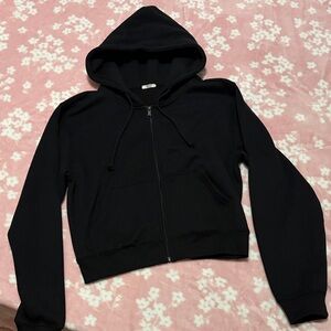 Ardene Black Zip-Up Hoodie